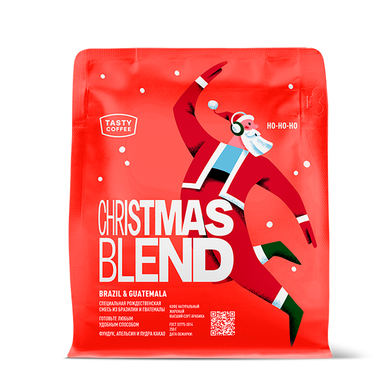 Кофе в зернах «Christmas Blend» Tasty Coffee