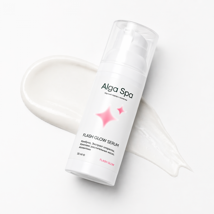Сыворотка с комбучкой для сияния кожи Alga Spa